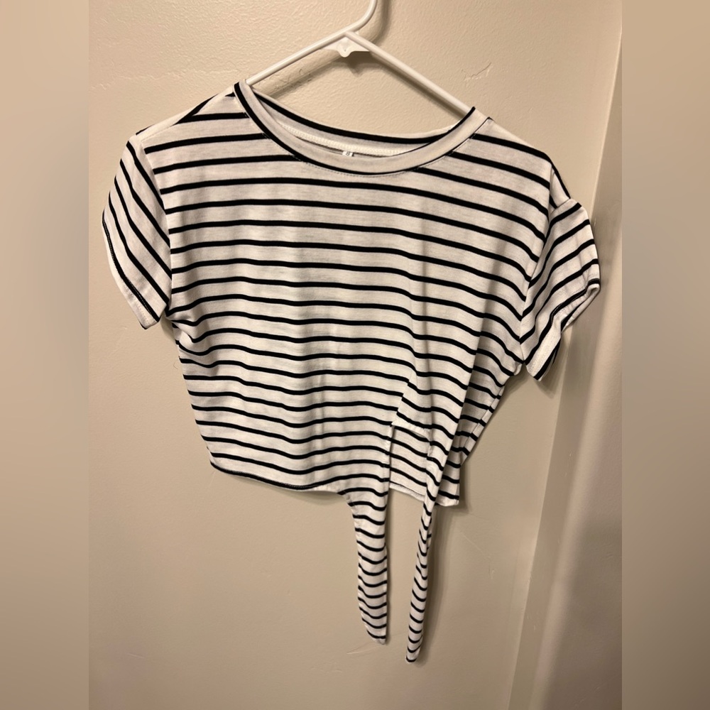 Stripped crop top